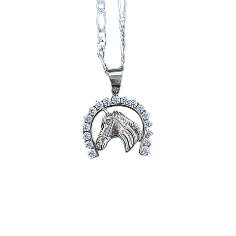 925 Silver Horse Necklace 03