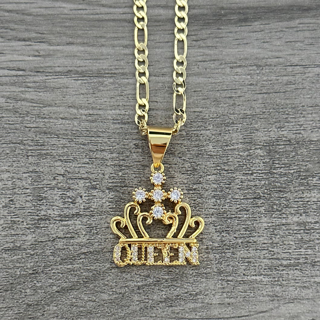 ミュージシャン CROWN NECKLACE GOLD Queen Crown Necklace – Luxvie