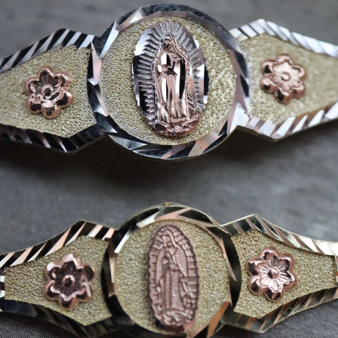 14k Solid Gold Virgencita bracelet