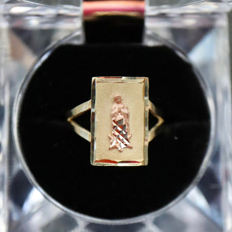 14k Solid Gold Virgencita Ring
