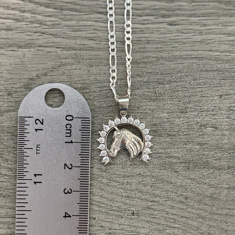 925 Silver Horse Necklace 03