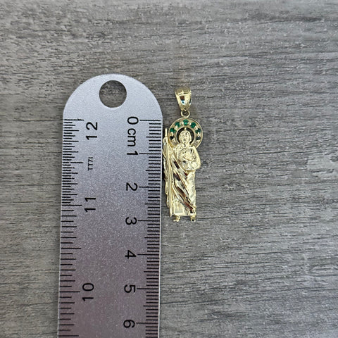 10k Gold San Judas Pendant
