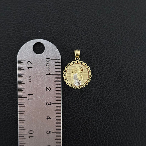 14k Gold San Judas Pendant