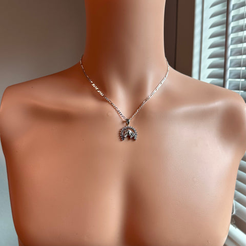925 Silver Horse Necklace 03