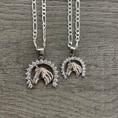 925 Silver Horse Necklace 03