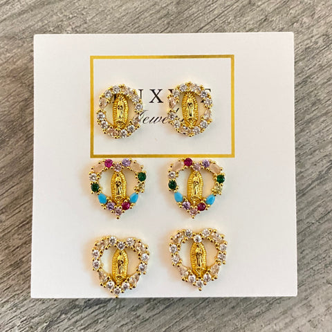 Mini Virgencita Earrings