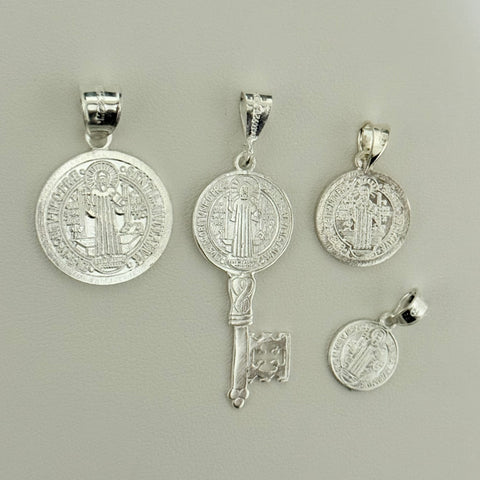 925 San Benito Double Sided Necklace Cruz de Caravaca