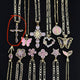 Pink Cross Necklace 06