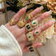 Adjustable San Judas Ring 019 white or green