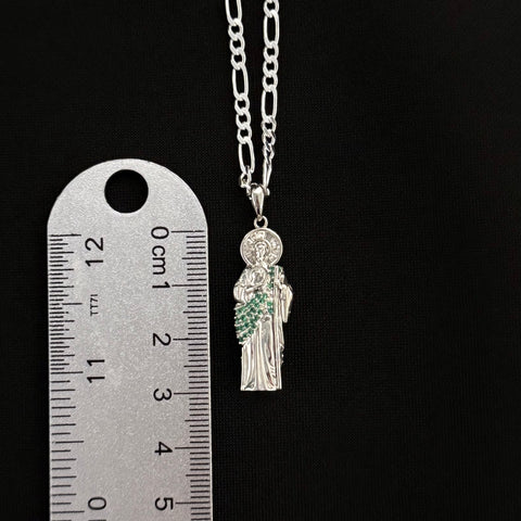 925 Silver San Judas Necklace 017