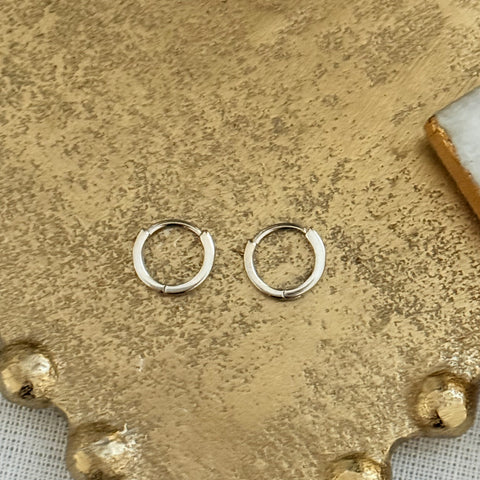 925 Silver Earrings Huggie hoops