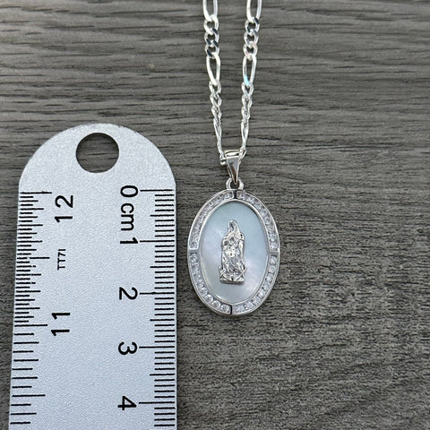 925 Silver Virgen Pendant (1pc)