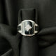 925 Onix Silver Ring