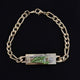 Green San Judas bracelet 02