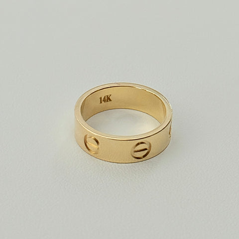 14k Gold Fancy Band Ring