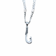 925 Silver Fish Hook Necklace