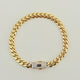 14k Real Gold Hollow Cuban Bracelet 8” long