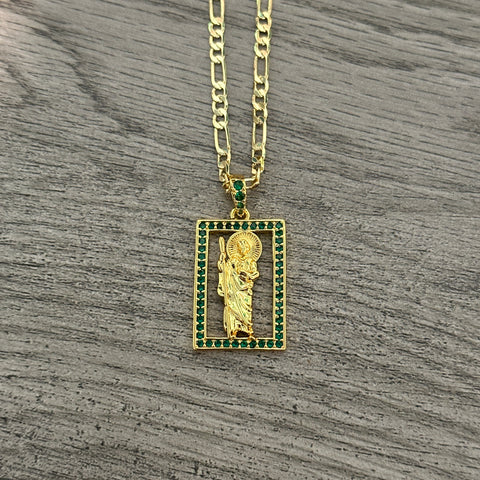 San Judas Frame Necklace 01