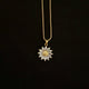 Gold plated Sunflower Necklace