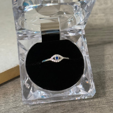 925 Silver Evil Eye Ring