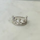 925 Silver Crown Ring Rhodium Plated