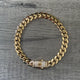 14k Hollow Gold Cuban Bracelet 9” 9MM