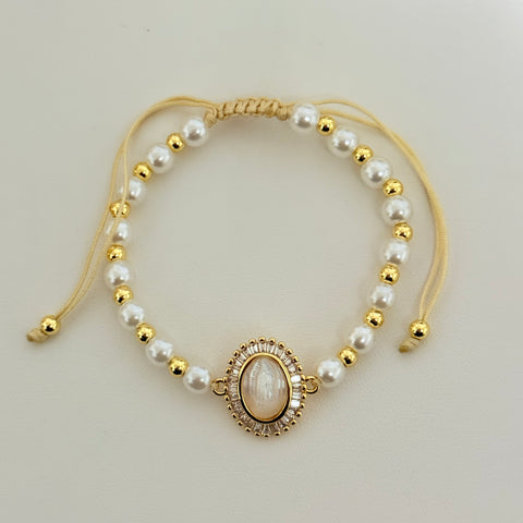 Adjustable Pearls Bracelet (1pc)