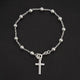 Silver Rosary Bracelet