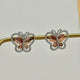 925 Silver Butterfly Earrings pushback