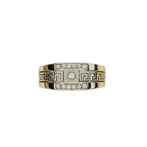 925 Fancy Silver Ring Men 03