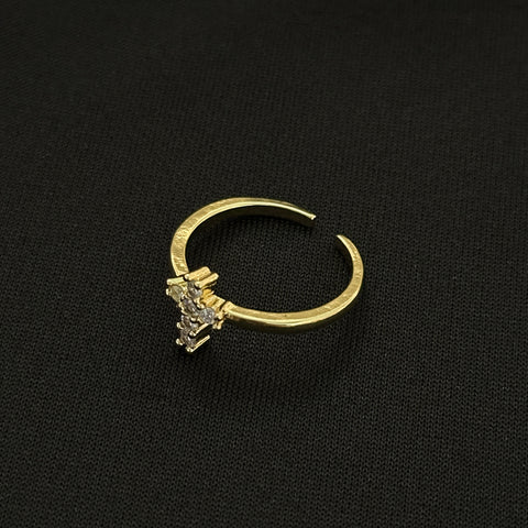 Adjustable Mini Cross Ring 01