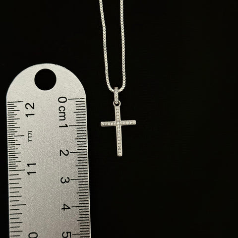 Mini 925 Silver Cross Necklace