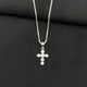 Mini Sterling Silver Crucifix Necklace 02