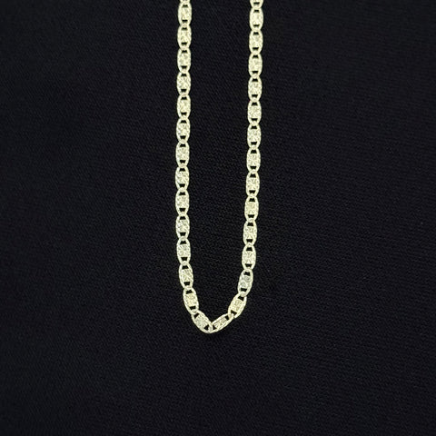 14k Solid Gold Chain 2MM 0487