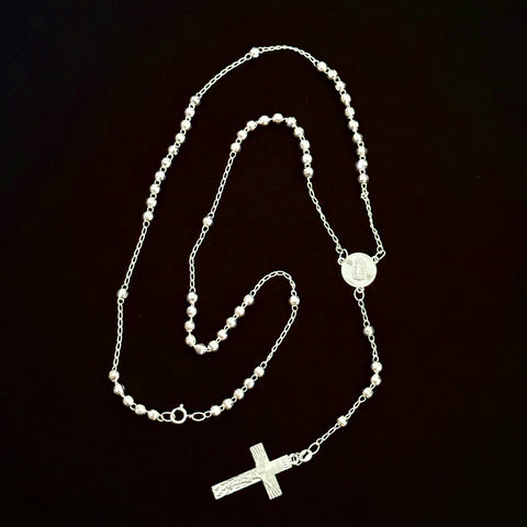 925 Silver Rosary Virgencita