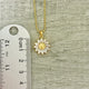 Gold plated Sunflower Necklace