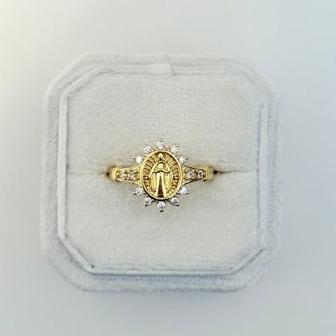 Adjustable Star Virgencita Ring 01