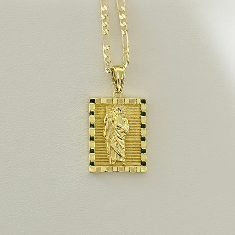 San Judas Frame Necklace 018