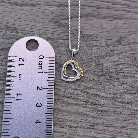 925 Silver Heart Necklace 036