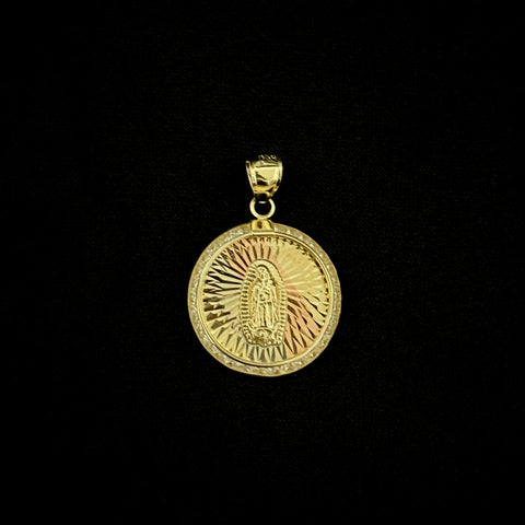 14K Gold Virgencita Pendant 2303