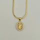 Mini Virgencita Necklace 18MM 07
