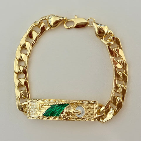 Green San Judas bracelet 06