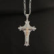 Silver Cross Necklace 08