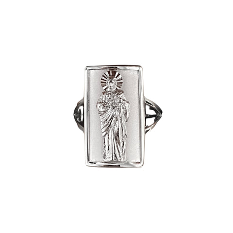 925 Silver San Judas Ring 03