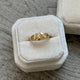 14k real gold nugget ring lightweight 3484