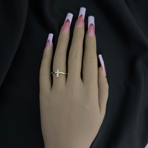 Adjustable Mini Cross Ring 01