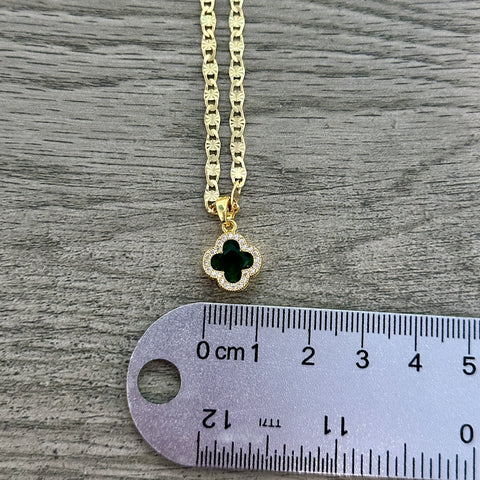 Green Clover Necklace