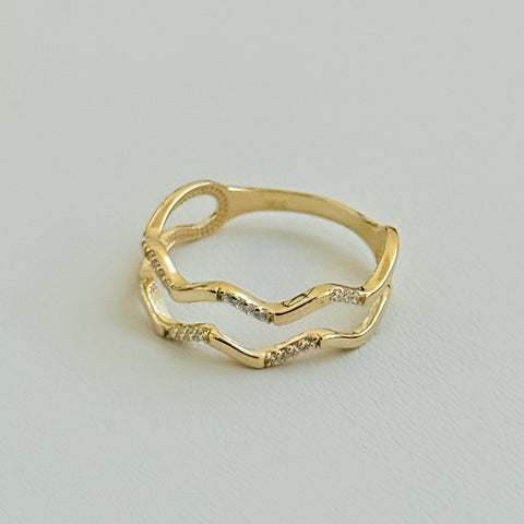 14k real Gold Fancy Ring 3014