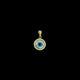 14k Gold Evil Eye Pendant 0010