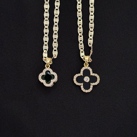 Black Clover Necklace